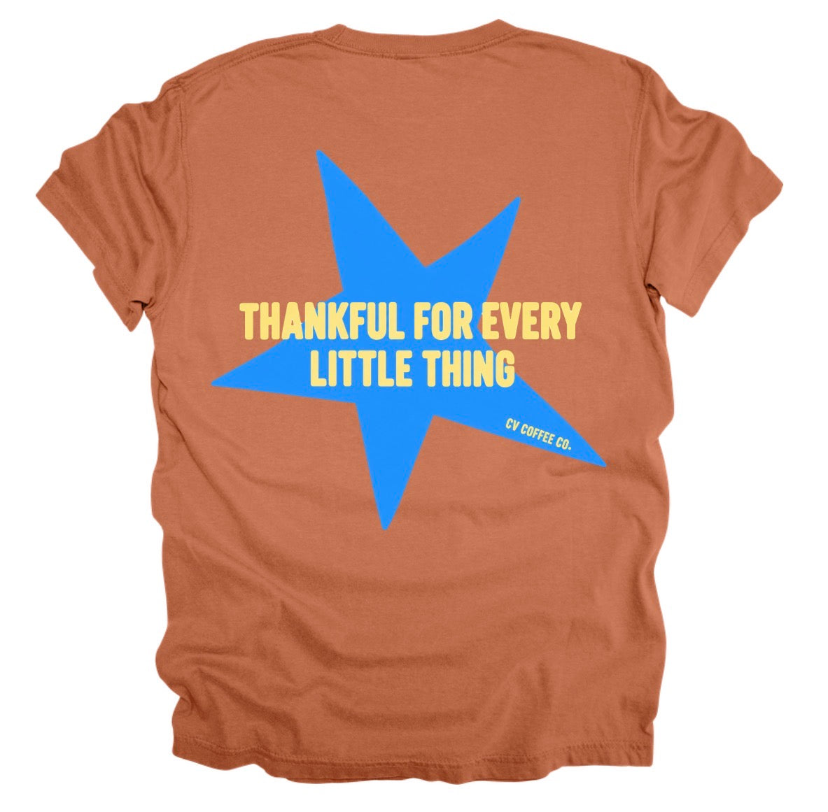 CVCC: Thankful for every little thing yam tee- nothing on front