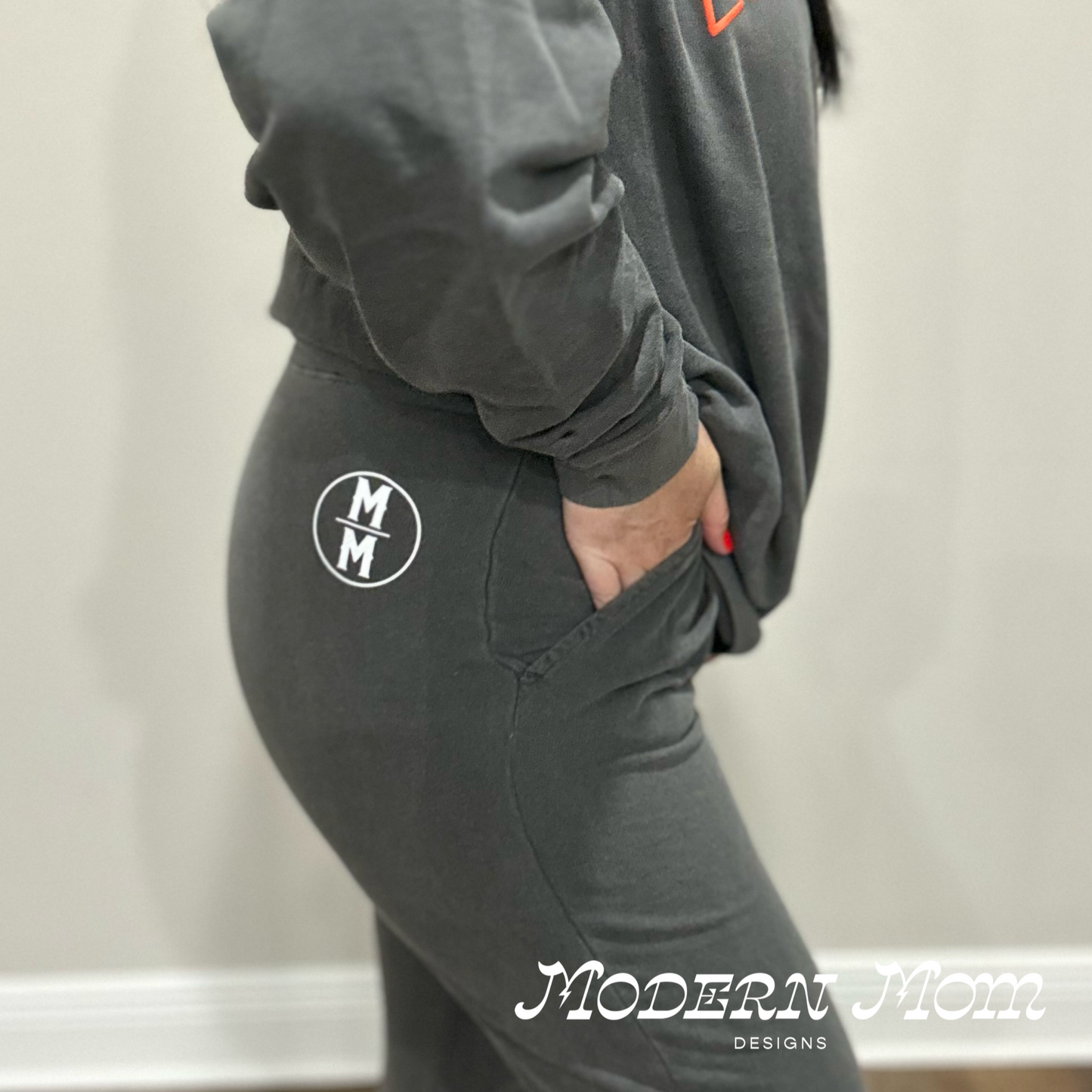 Lightweight logo joggers pepper/vintage dark grey
