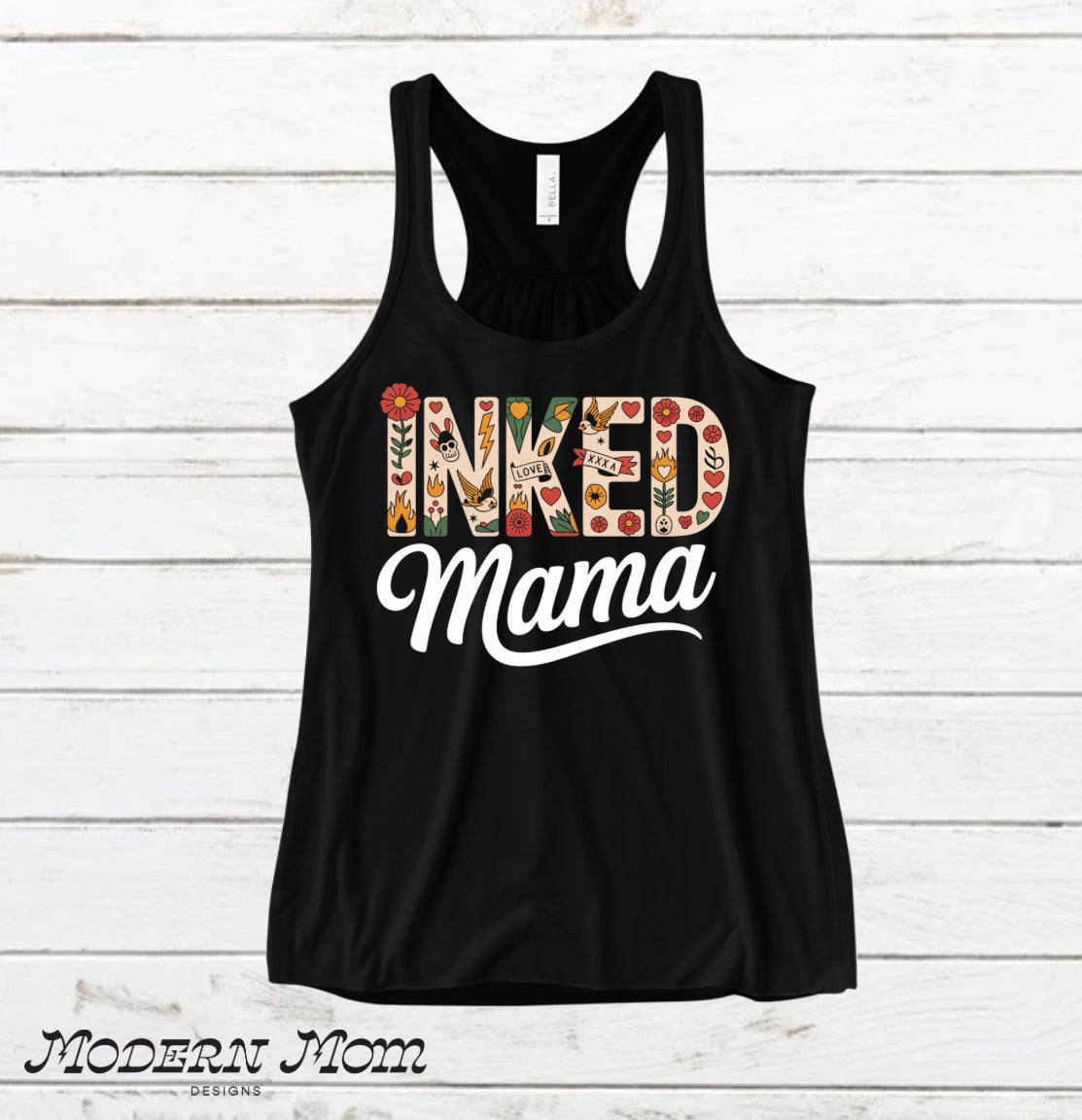 Inked mama(tanks, tee, hoodie or crewneck)
