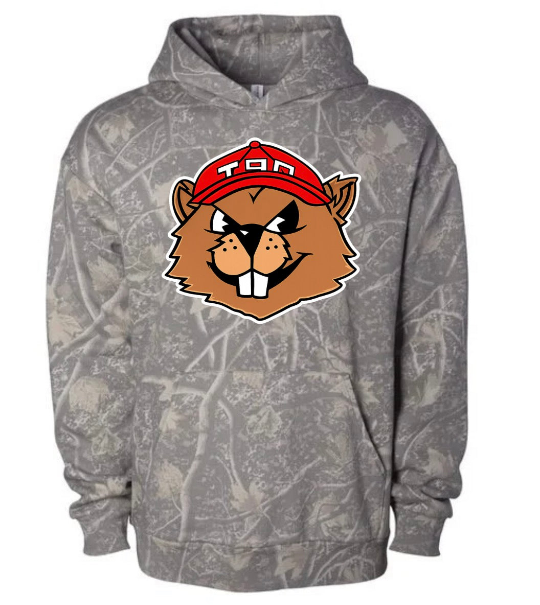 Tenino beavers deadwood camo hoodie (youth & adult)