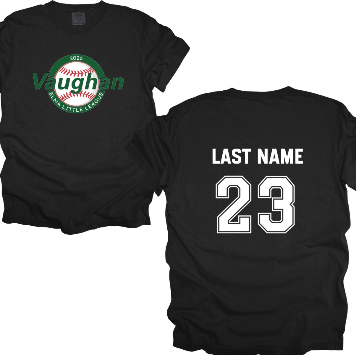 Vaughan Elma little league tee shirt (youth)