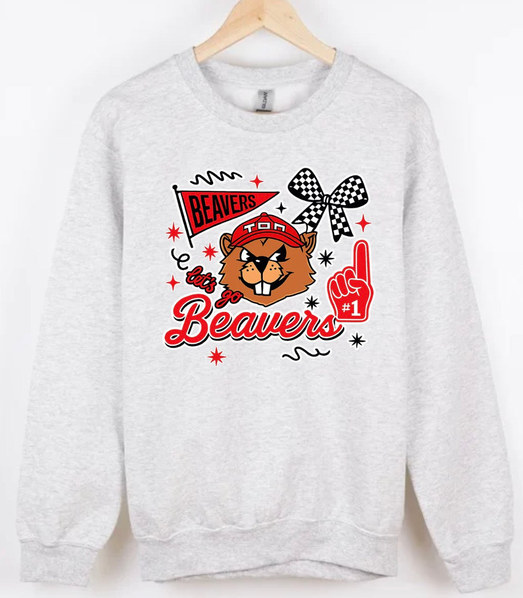 Beavers collage (tee, crewneck or hoodie)