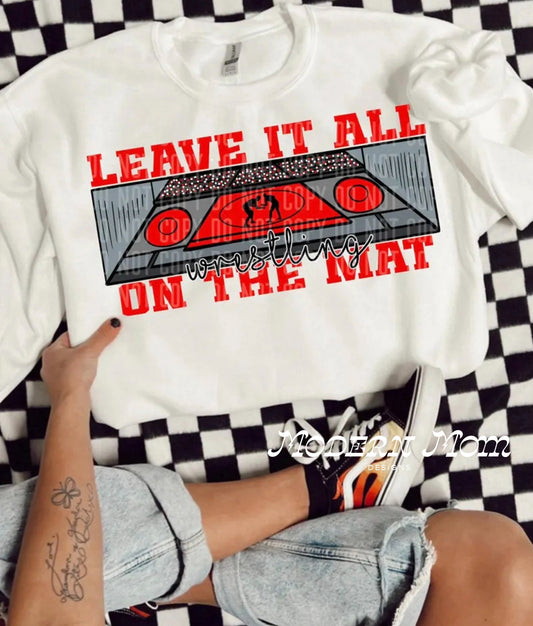 Leave it all on the mat