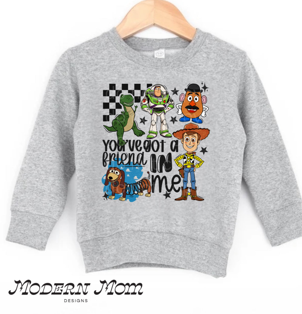 You’ve got a friend in me (baby-toddler-youth)