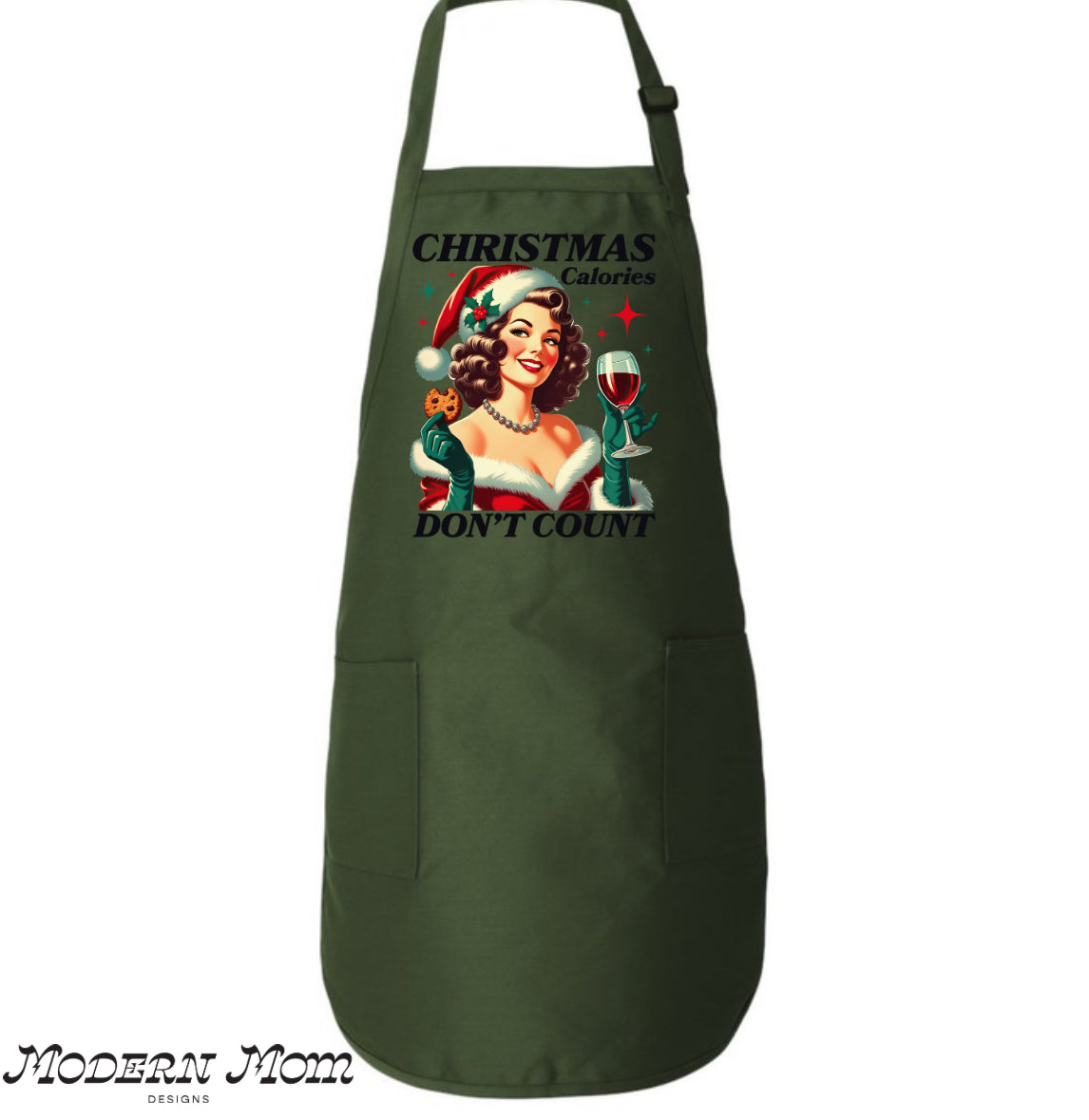 Christmas calories don’t count apron