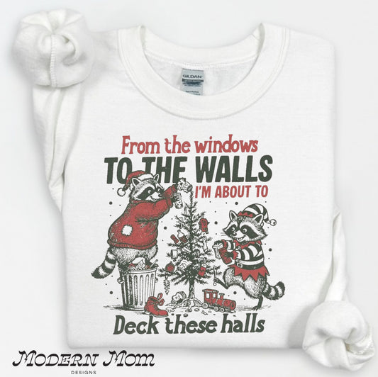 From the window to the walls crewneck