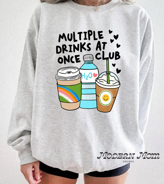 Multiple drinks at once club