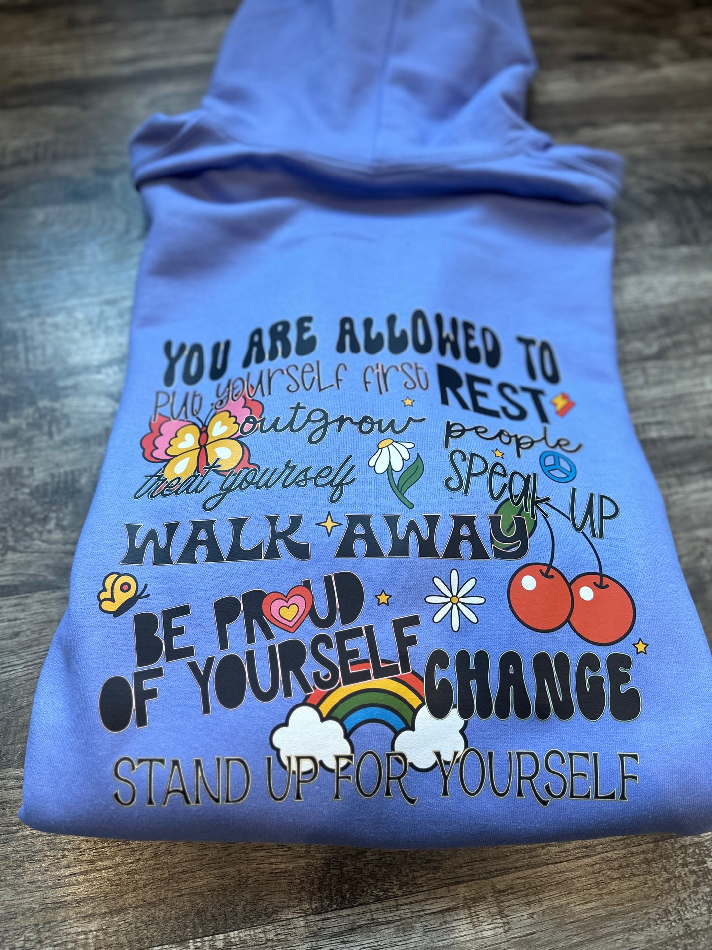 You are allowed hoodie