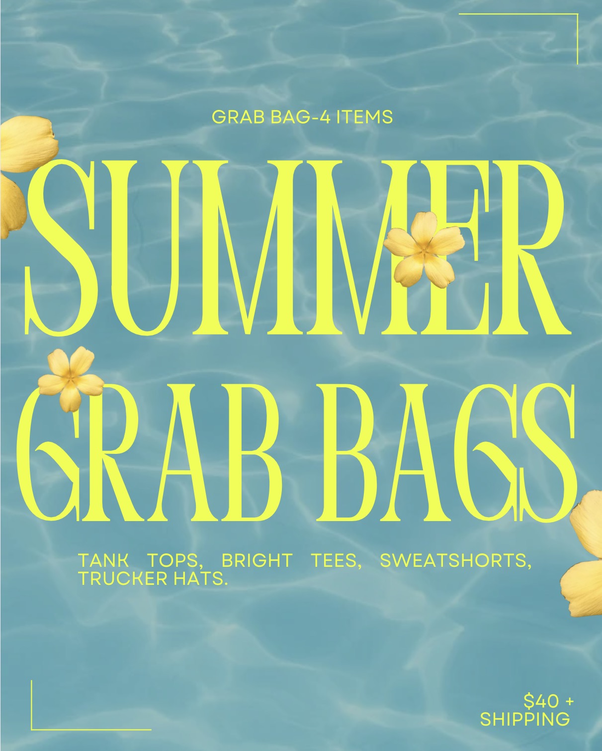 Summer grab bags (mystery items)