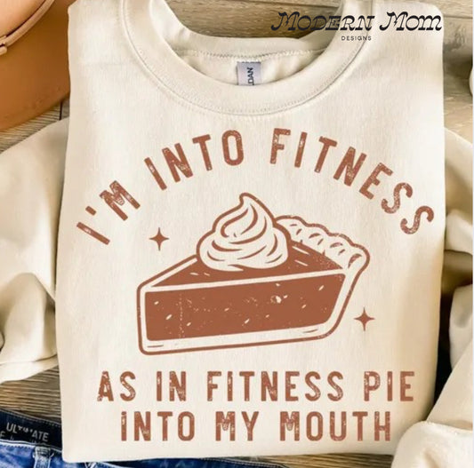 I’m into fitness crewneck