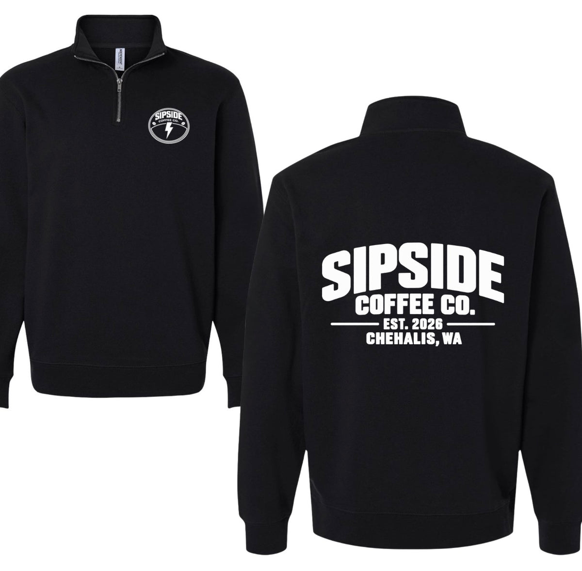 Sipside coffee co. Quarter zip