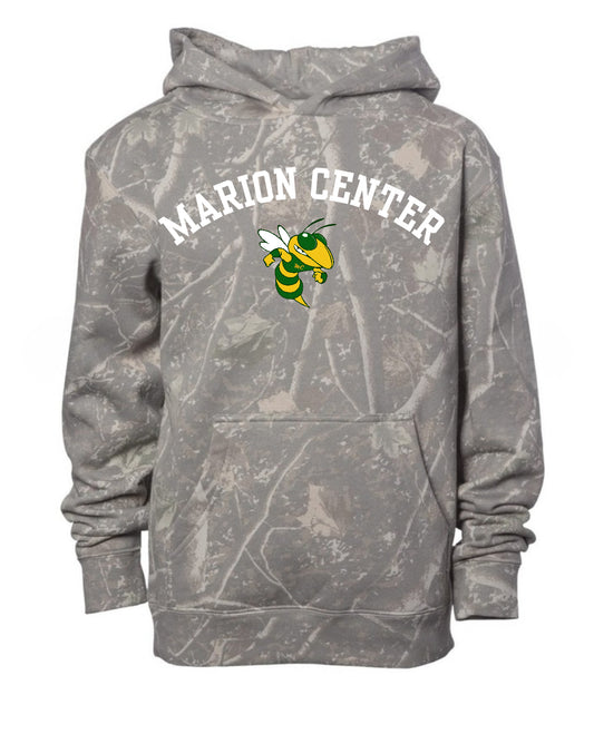 Marion center stingers deadwood camo hoodie (youth & adult-no drawstrings)