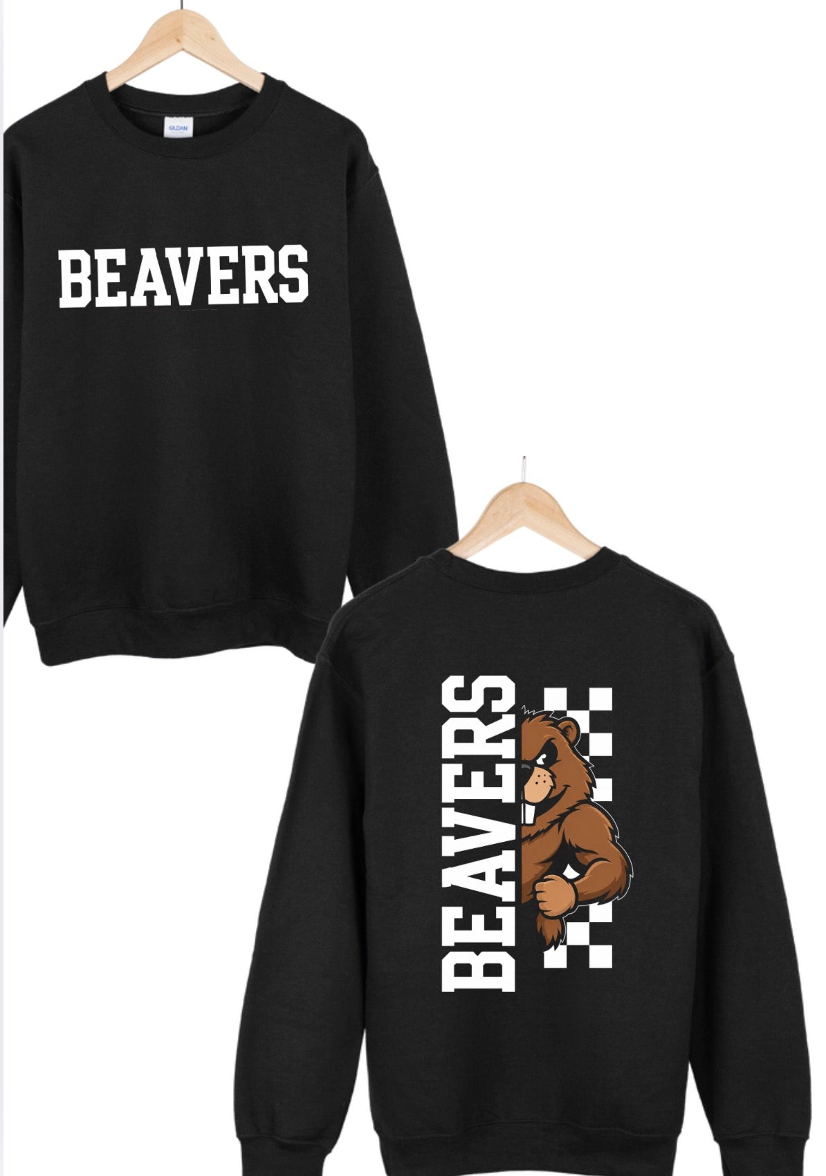 Beavers (tee, crewneck or hoodie)