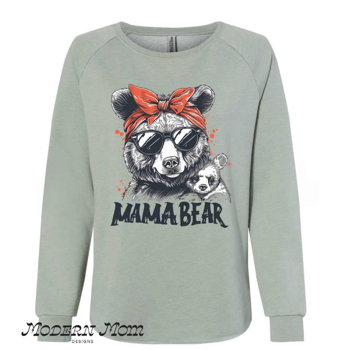 Mama bear full length lightweight crewneck