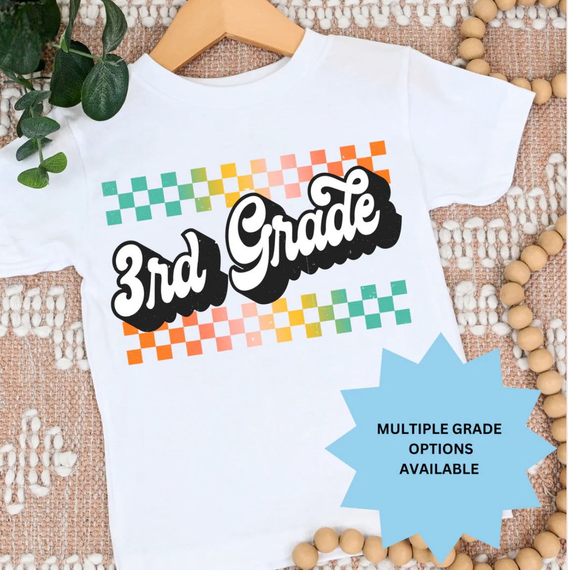 Rainbow checkered grade-multi grade options