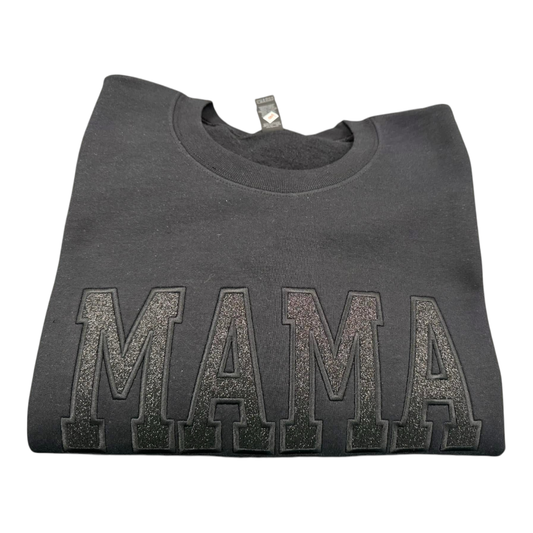 GLITTER CUSTOM (ANY NAME) CREWNECK EMBROIDERED CREWNECK (PLEASE ALLOW 15 business days for these to ship)