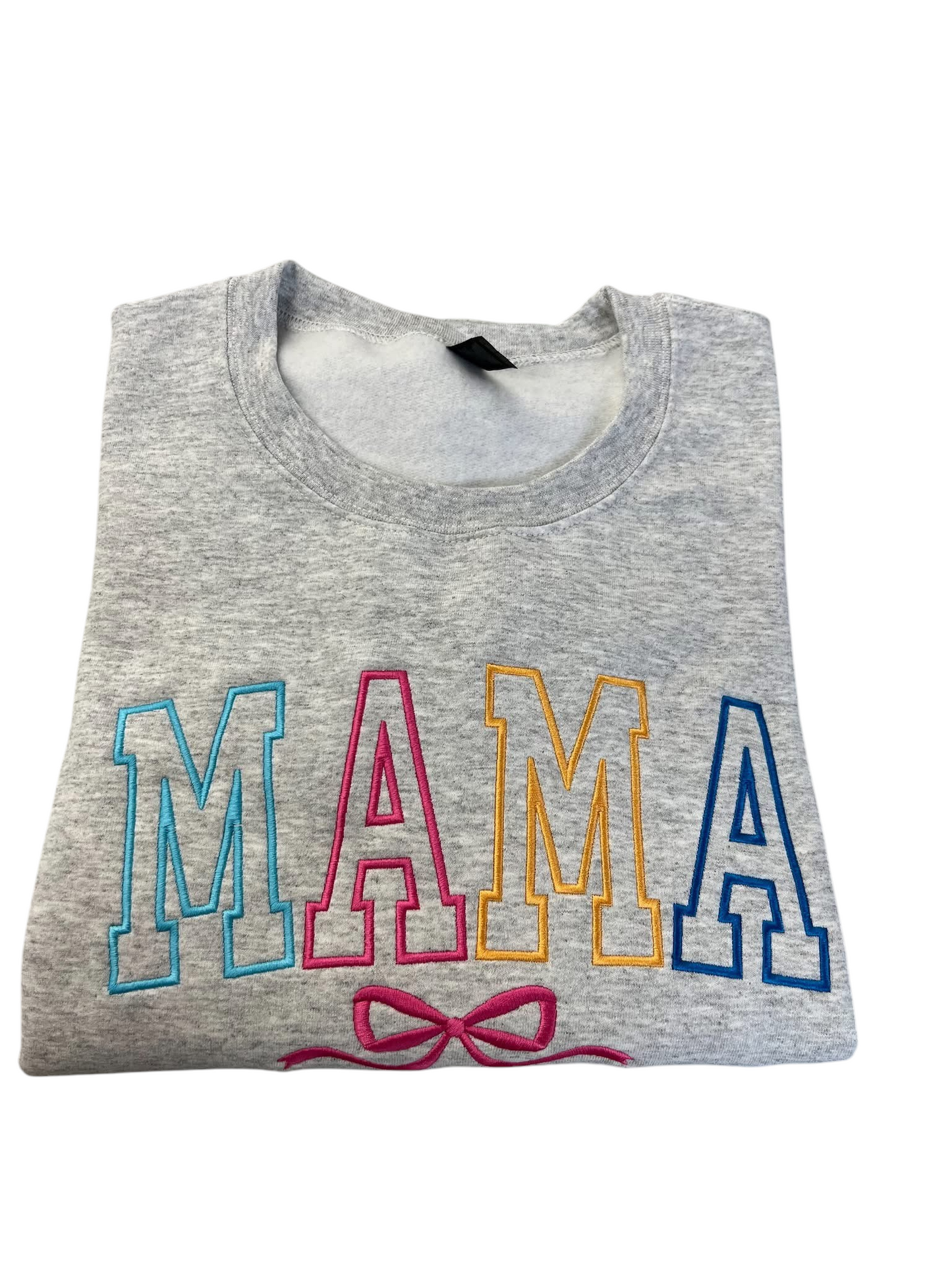 Multi color embroidered CREWNECK-ANY NAME (PLEASE ALLOW 10- 15 business days for these to ship)