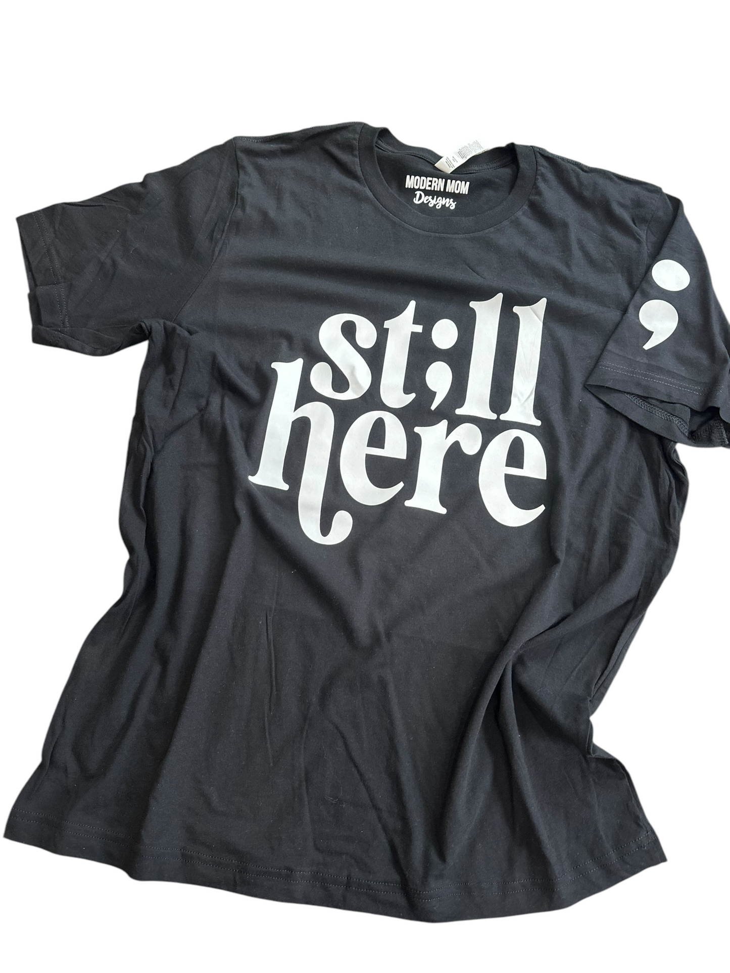 Still here tee (sleeve detail)