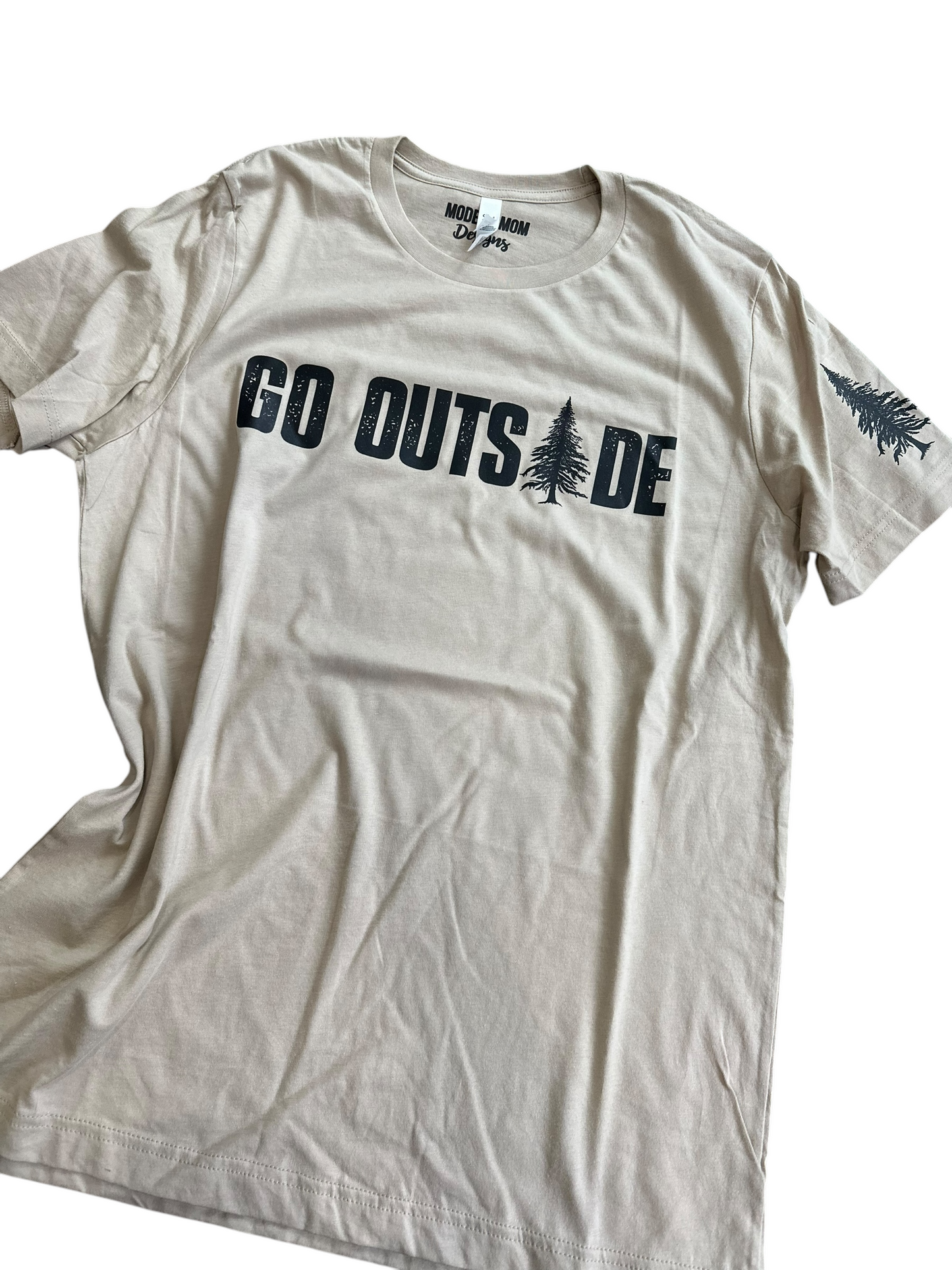 Go outside tee (sleeve detail)