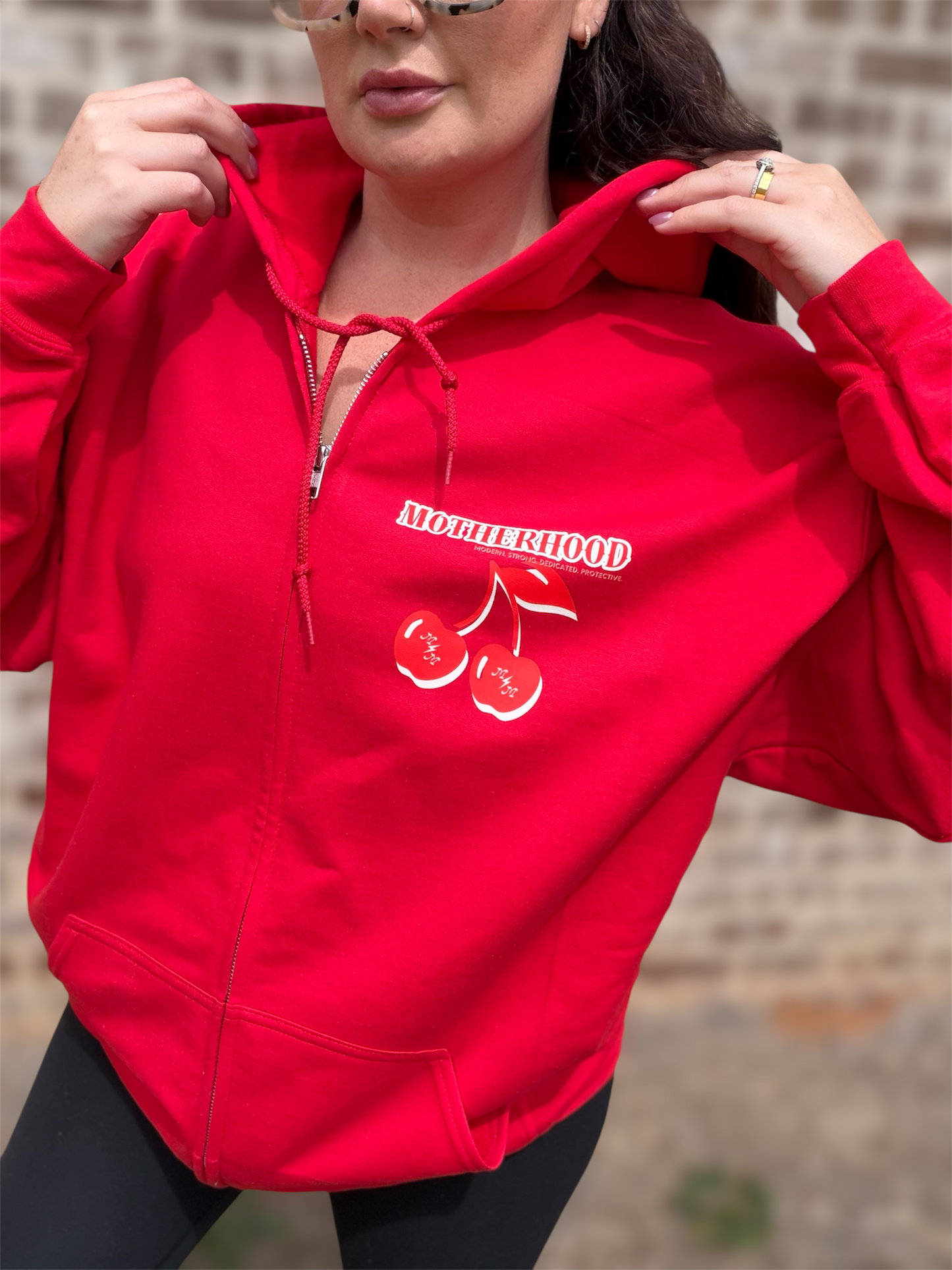 Motherhood unisex zip up