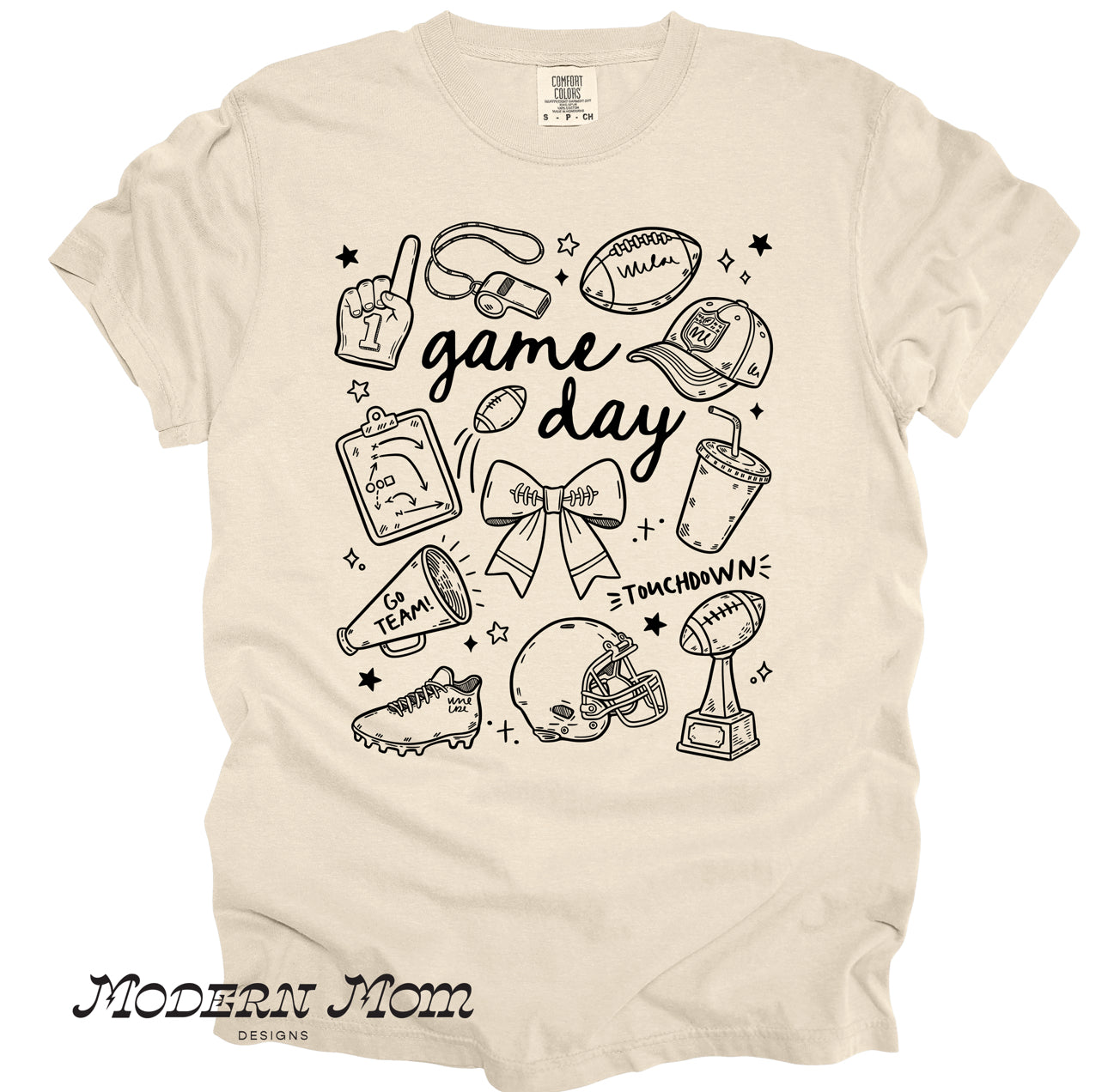 game day (multiple color prints-leave note)