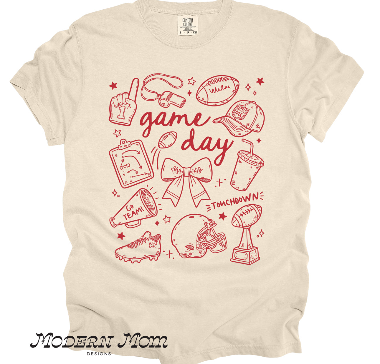 game day (multiple color prints-leave note)