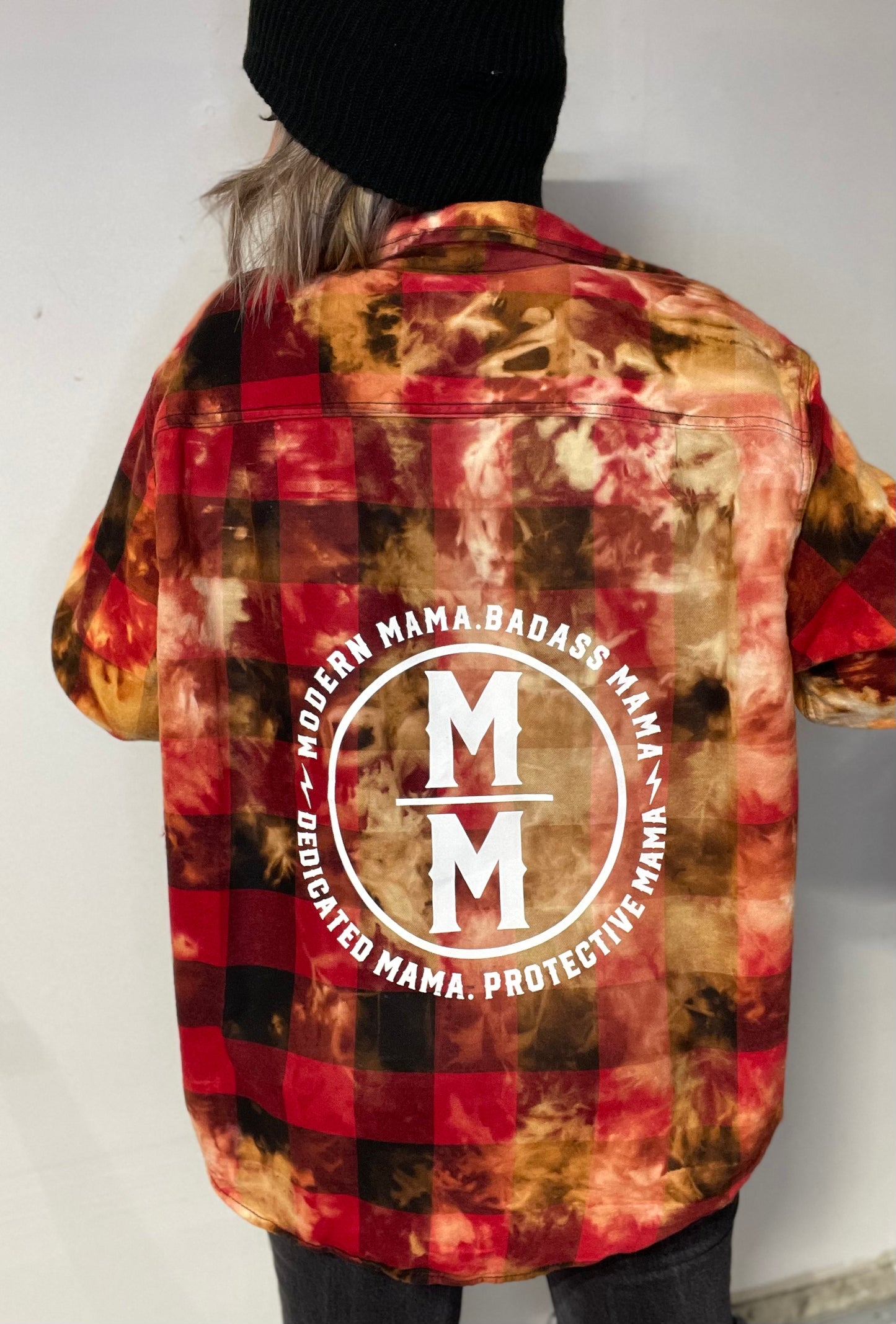 BLEACHED REVAMP LOGO MODERN FLANNELS