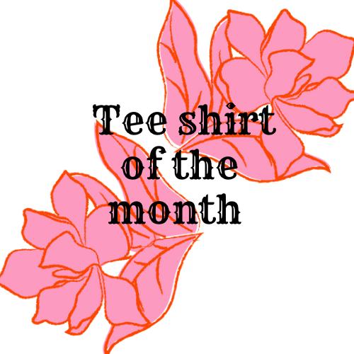 T shirt of the month subscription