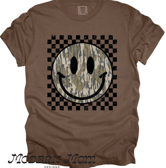 Espresso camo smiley