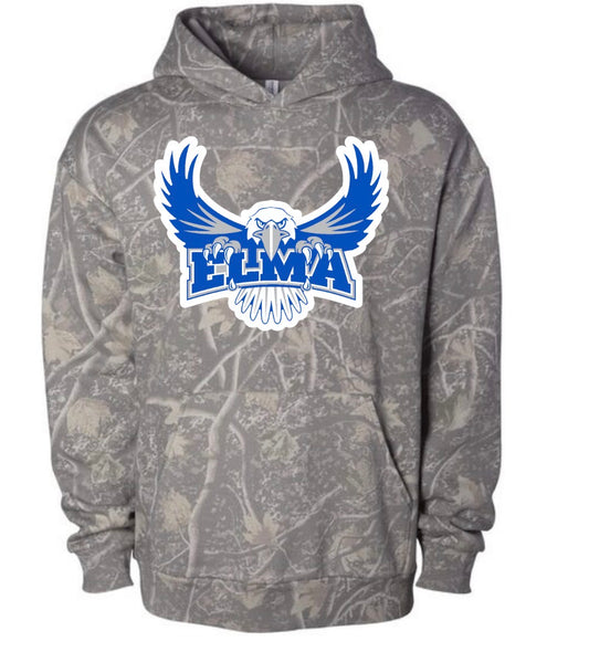 Elma eagles deadwood camo hoodie (youth & adult)