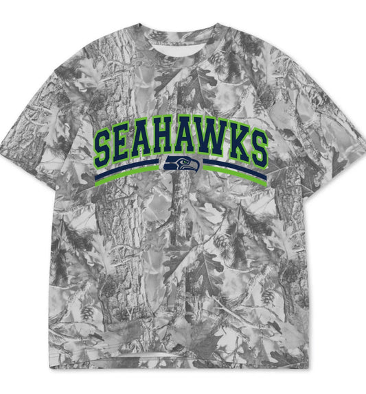SEA arch boxy premium grey camo tee (youth XS-Adult 4XL)
