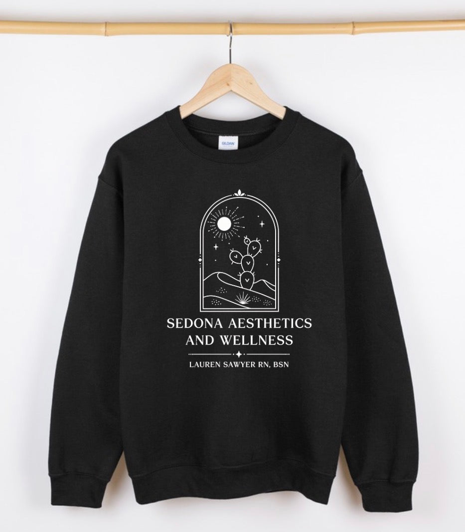 Sedona aesthetics and wellness crewneck