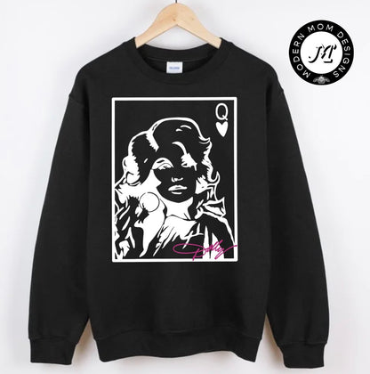 Queen Dolly (tee shirt, crewneck or hoodie)