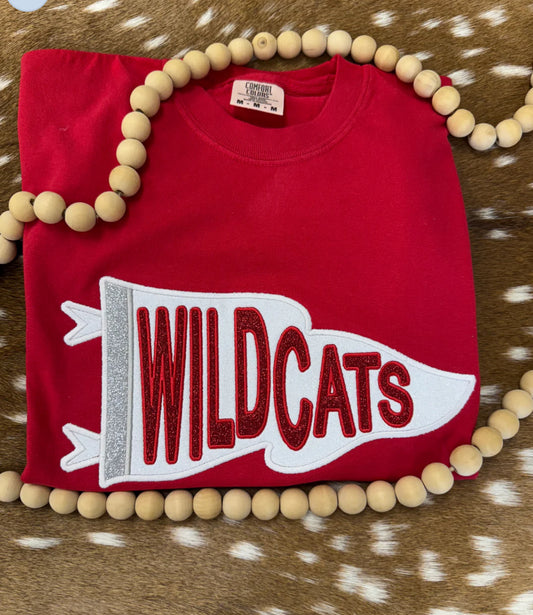 SCHOOL MASCOT custom flag crewneck