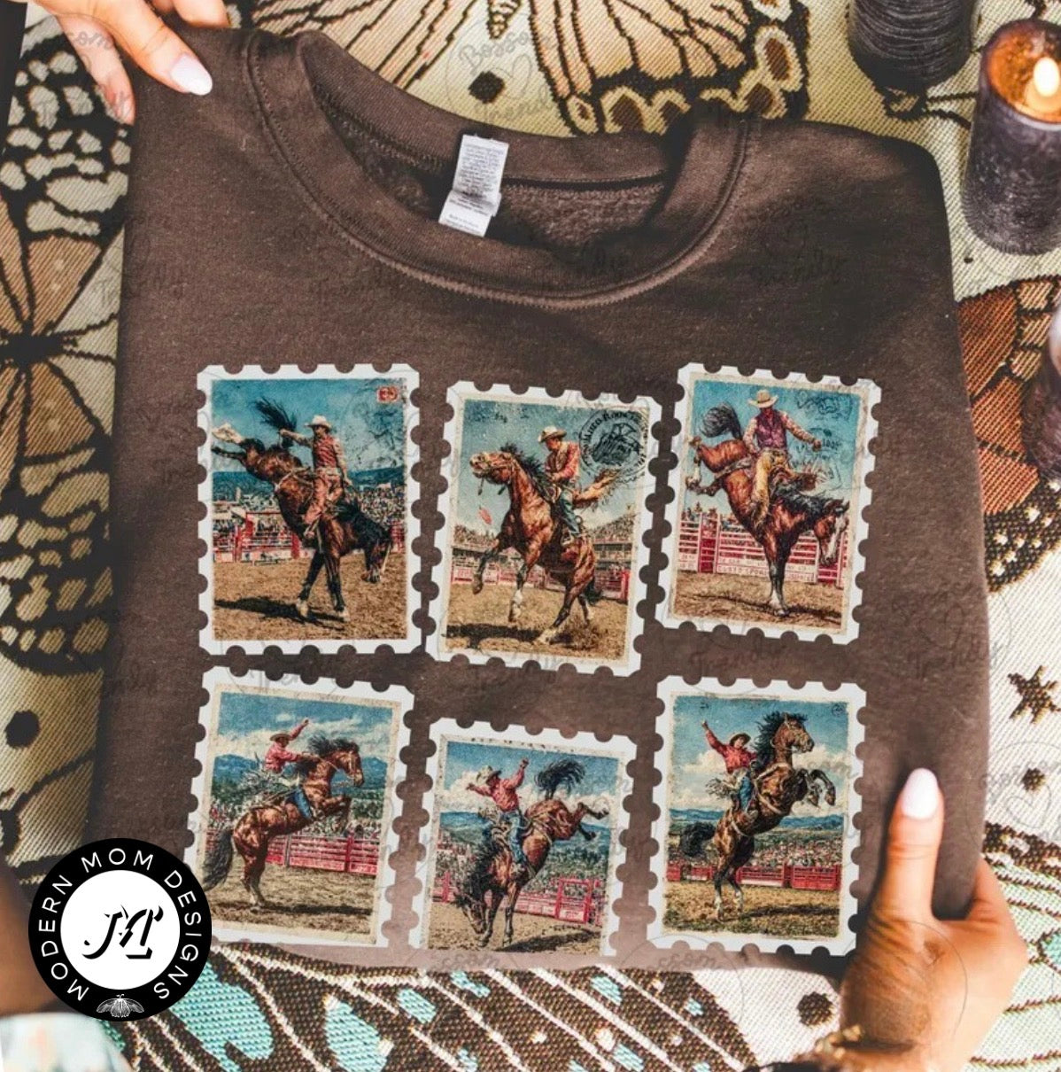 Western stamp (tee shirt, crewneck or hoodie)