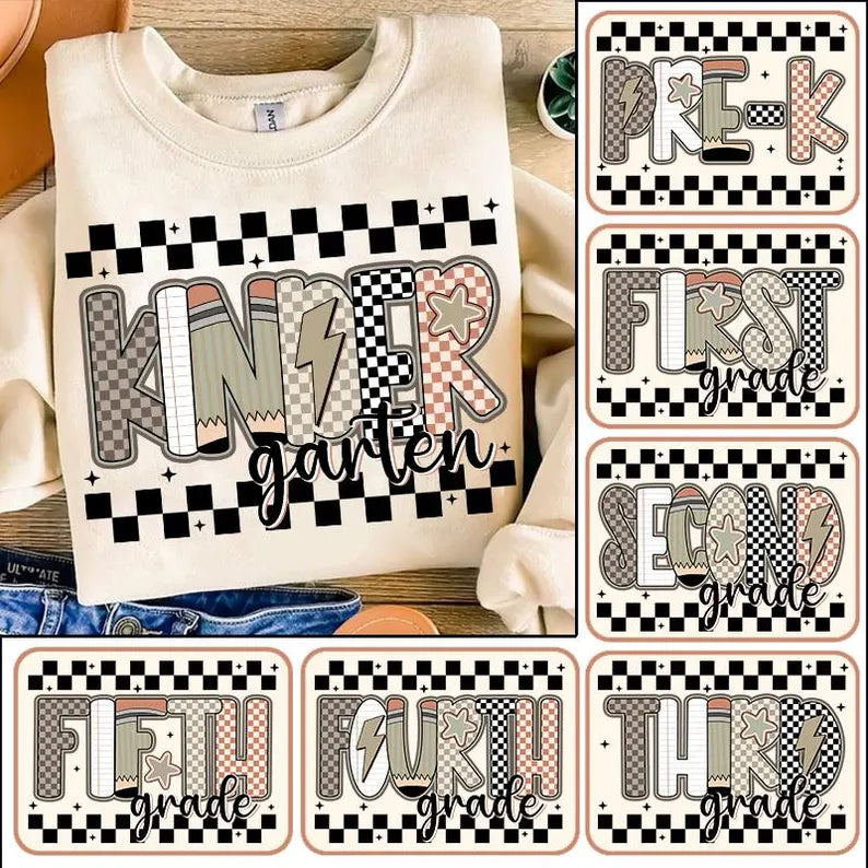 grade checkered bolt (toddler/youth)