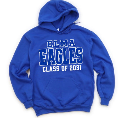 Elma Eagles class of 2031 YOUTH (tee shirt, crewneck or hoodie)