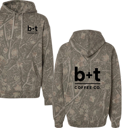 B+t camo hoodie