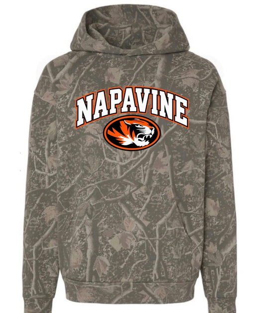 Napavine Tigers deadwood camo hoodie (youth & adult)