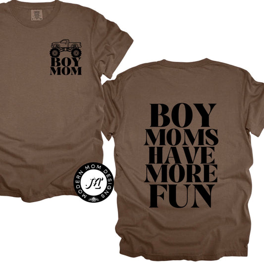 Boy moms have more fun (tee, crewneck or hoodie)