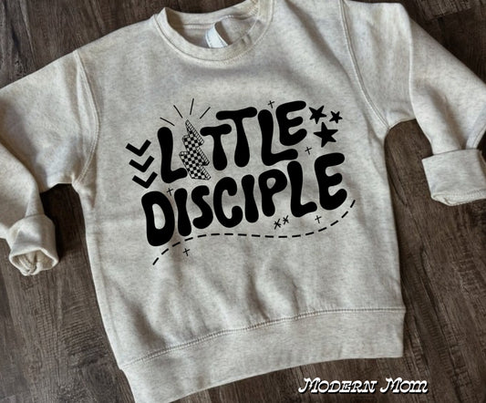 Little deciple oatmeal (2T-youth XL)-tee, crewneck, or hoodie