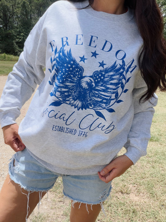 Freedom social club crewneck
