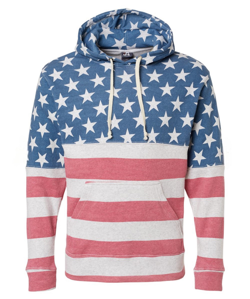 American flag hoodie adult Unisex