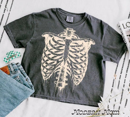 Rib cage (dark or light)
