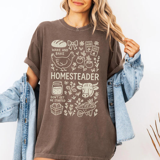 Homesteader (tee shirt, crewneck or hoodie)
