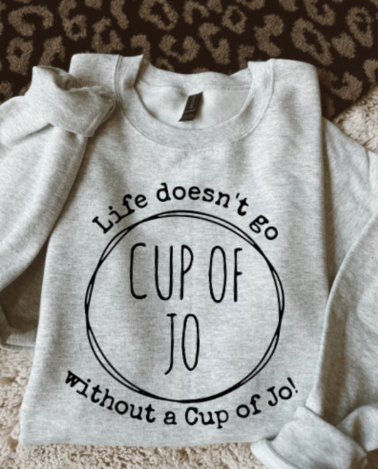 Cup of Jo crewneck (Ash grey)