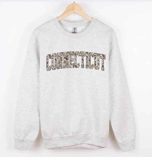 Connecticut duck camo crewneck