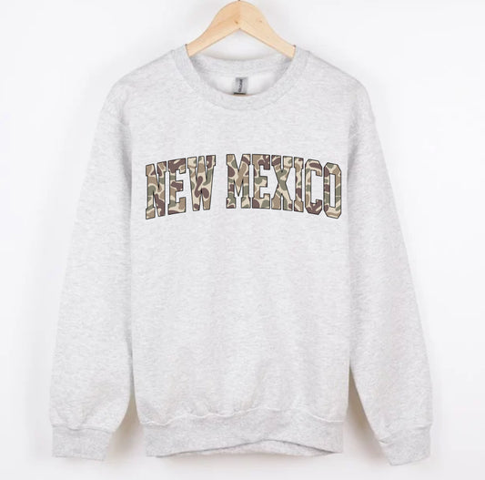 NEW MEXICO duck camo CREWNECK