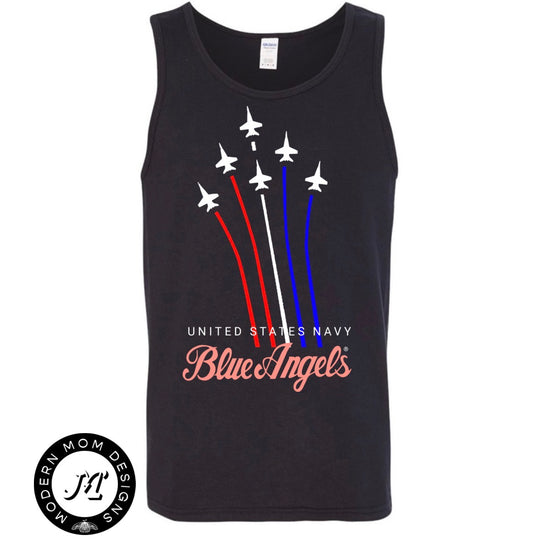 Blue angels unisex tank top