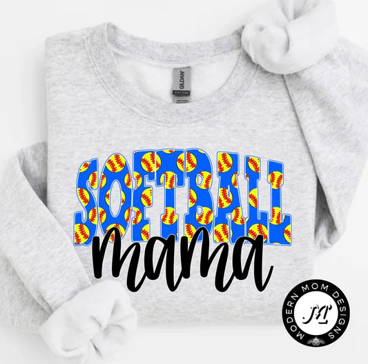 Softball mama crewneck